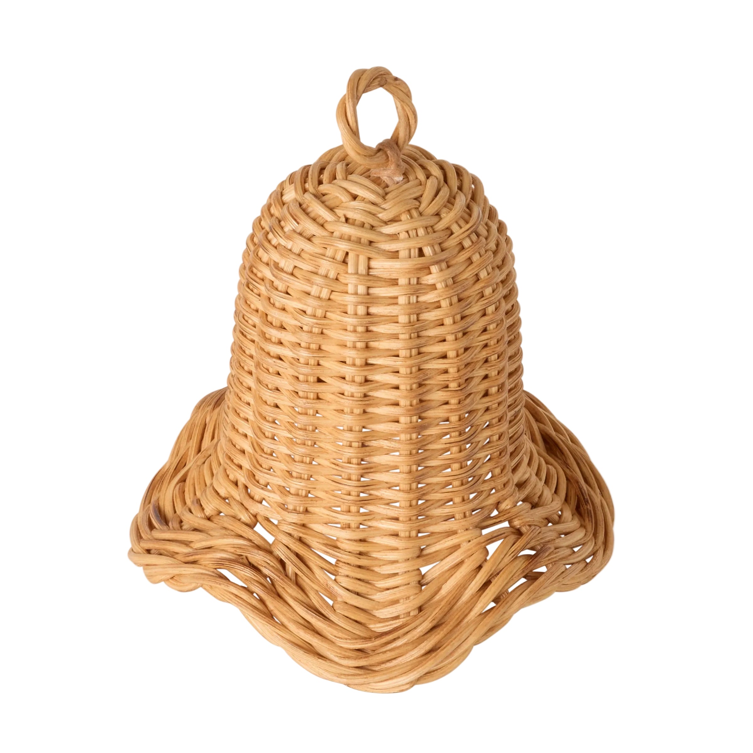 Rattan Sleigh Bells Warm Honey - Set of 2