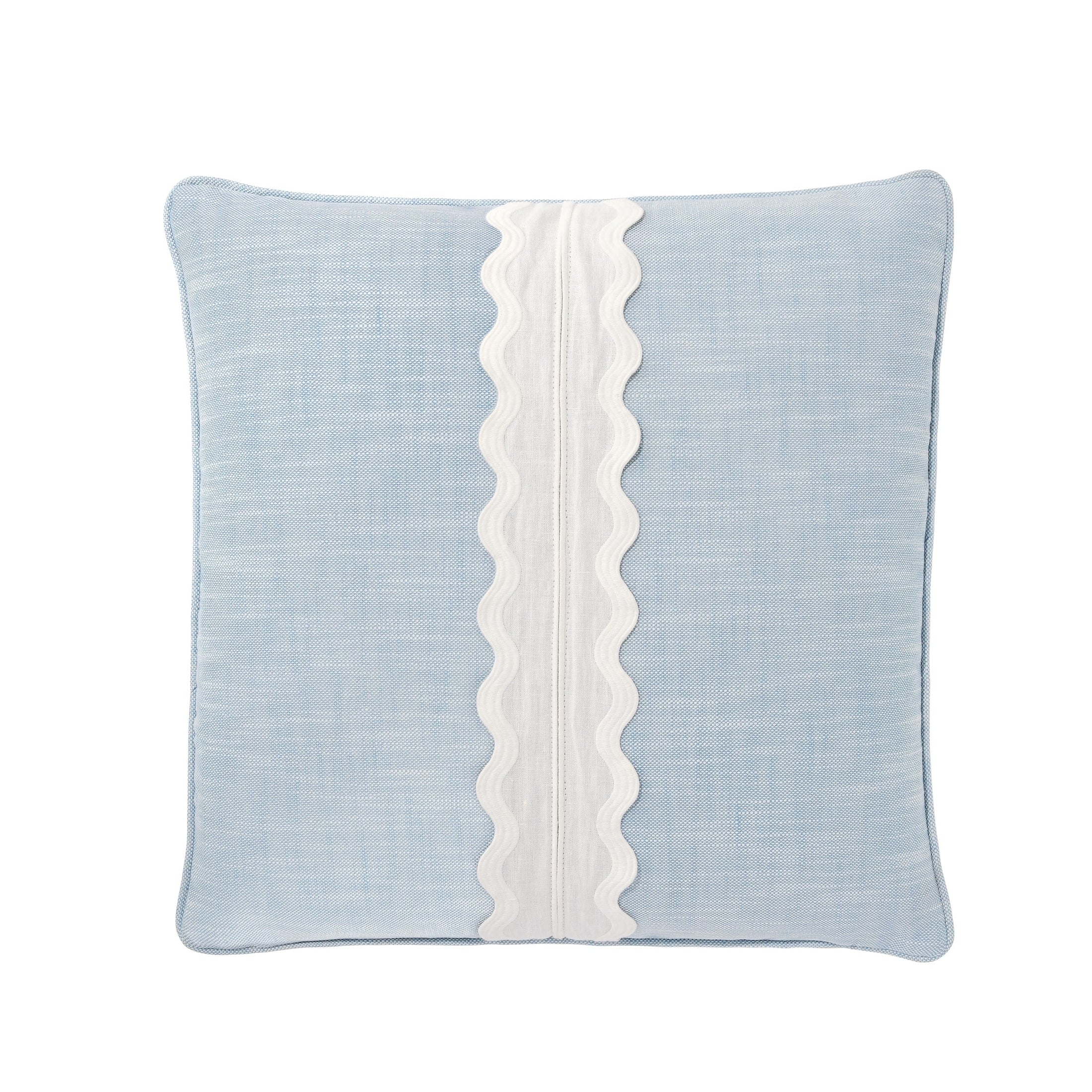Surf Chambray Pillow with Insert