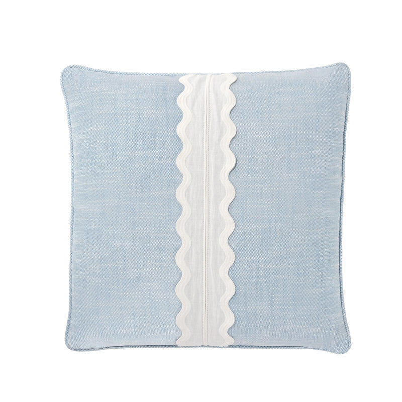 Surf Chambray Pillow with Insert