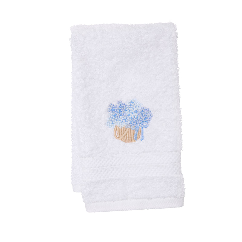 Nantucket Hydrangea Terry Guest Towel