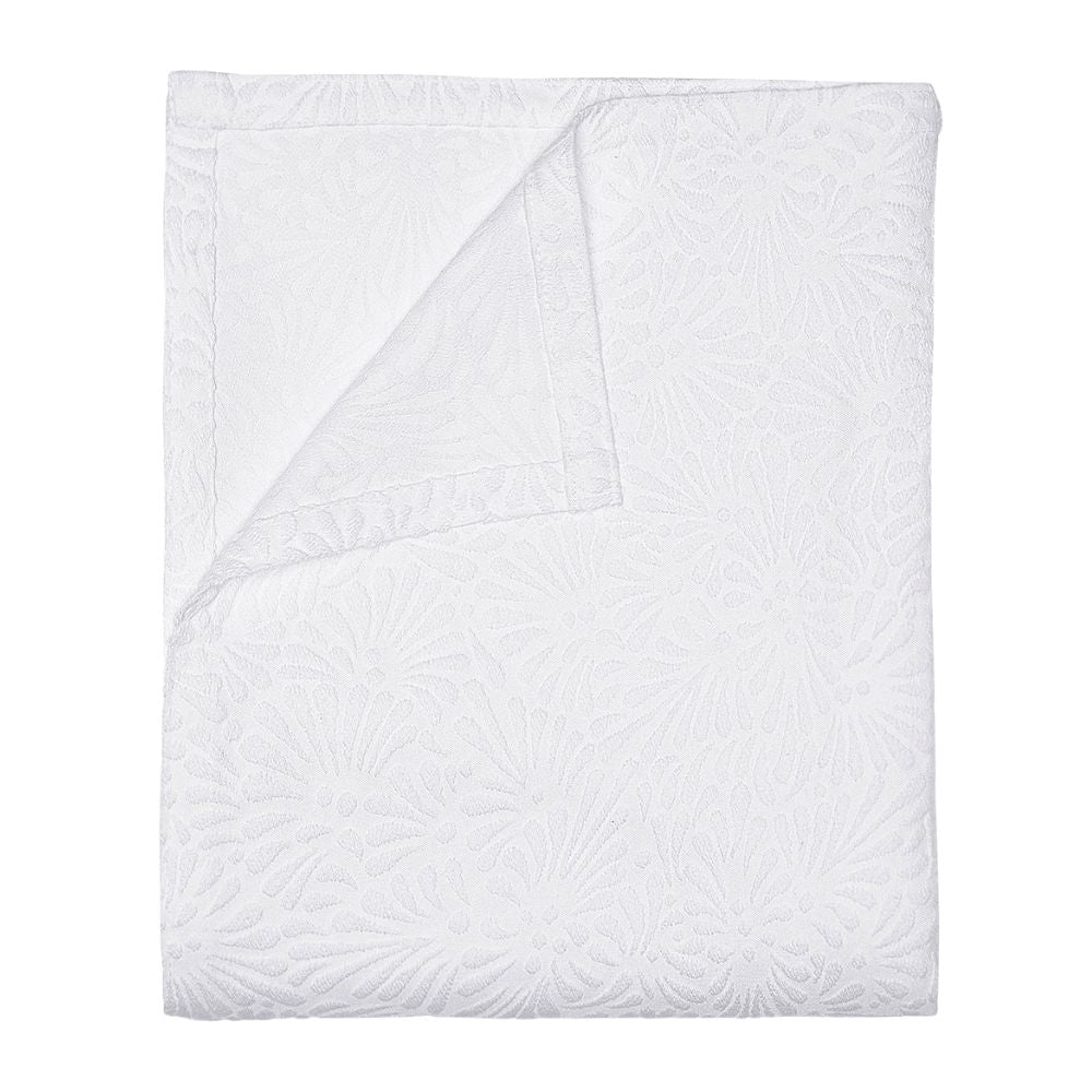 Meera White Coverlet & Shams by John Robshaw