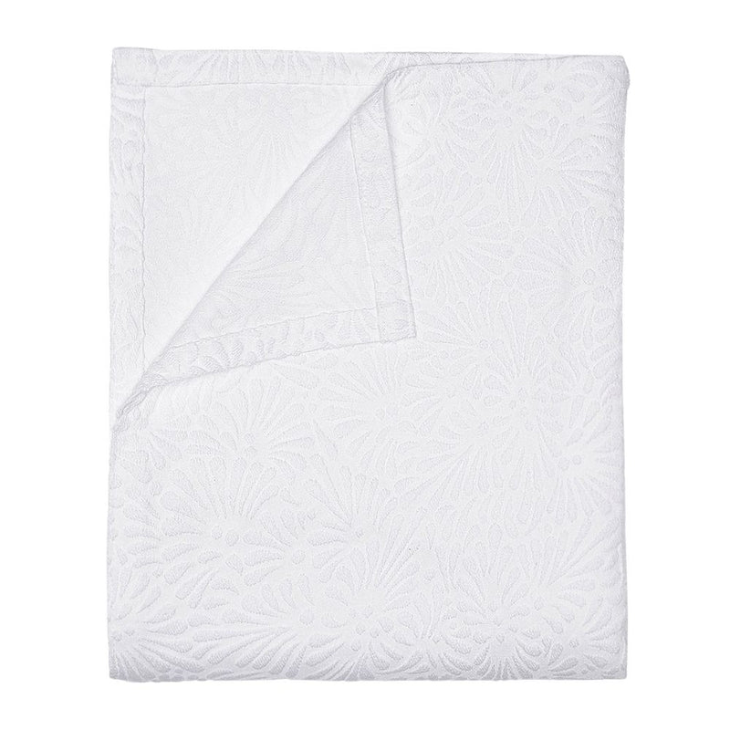 Meera White Coverlet & Shams by John Robshaw