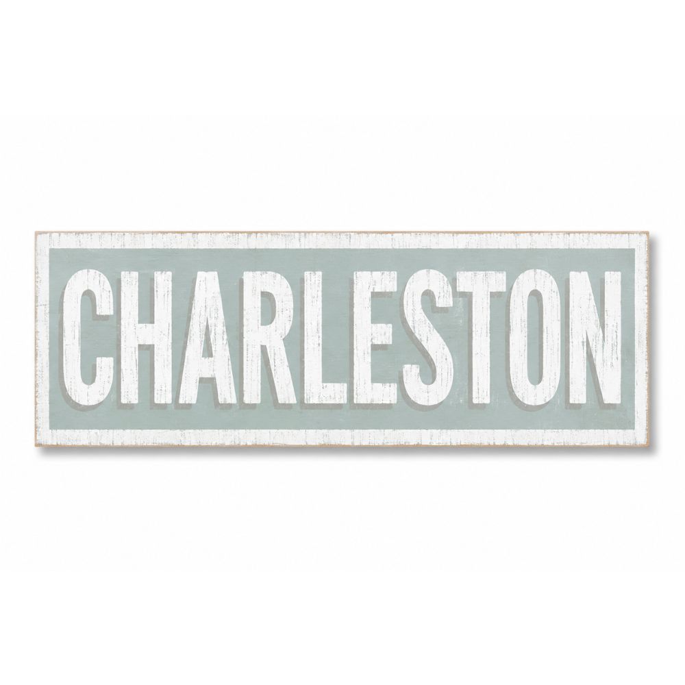 Charleston Hand Painted Wood Sign
