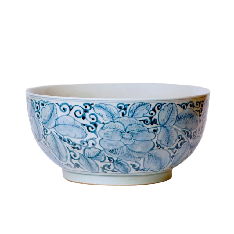 Antiqued Garden Rose Bowl