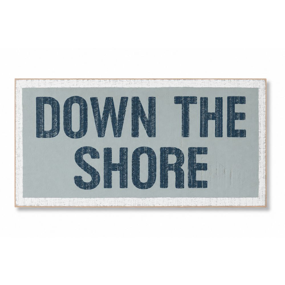 Down the Shore Hand Painted Wood Sign