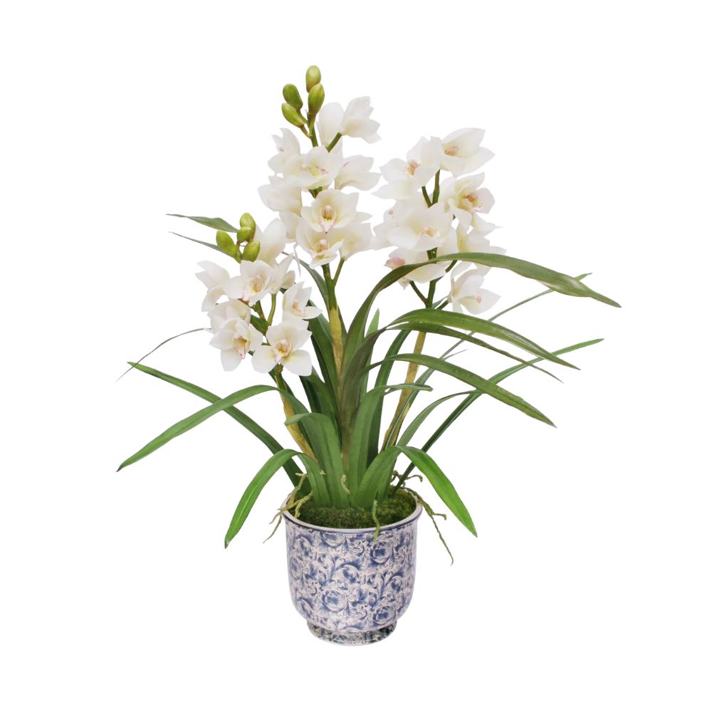 Summer Orchid Faux Arrangement