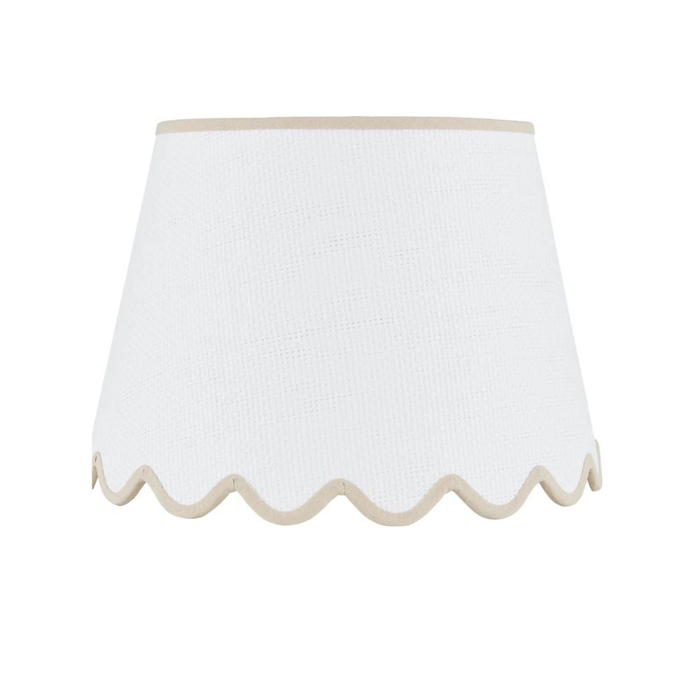 Raffia Scallop Shade - Natural