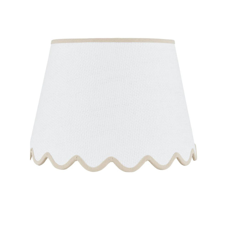 Raffia Scallop Shade - Natural