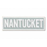 Nantucket Hand Painted Wood Sign