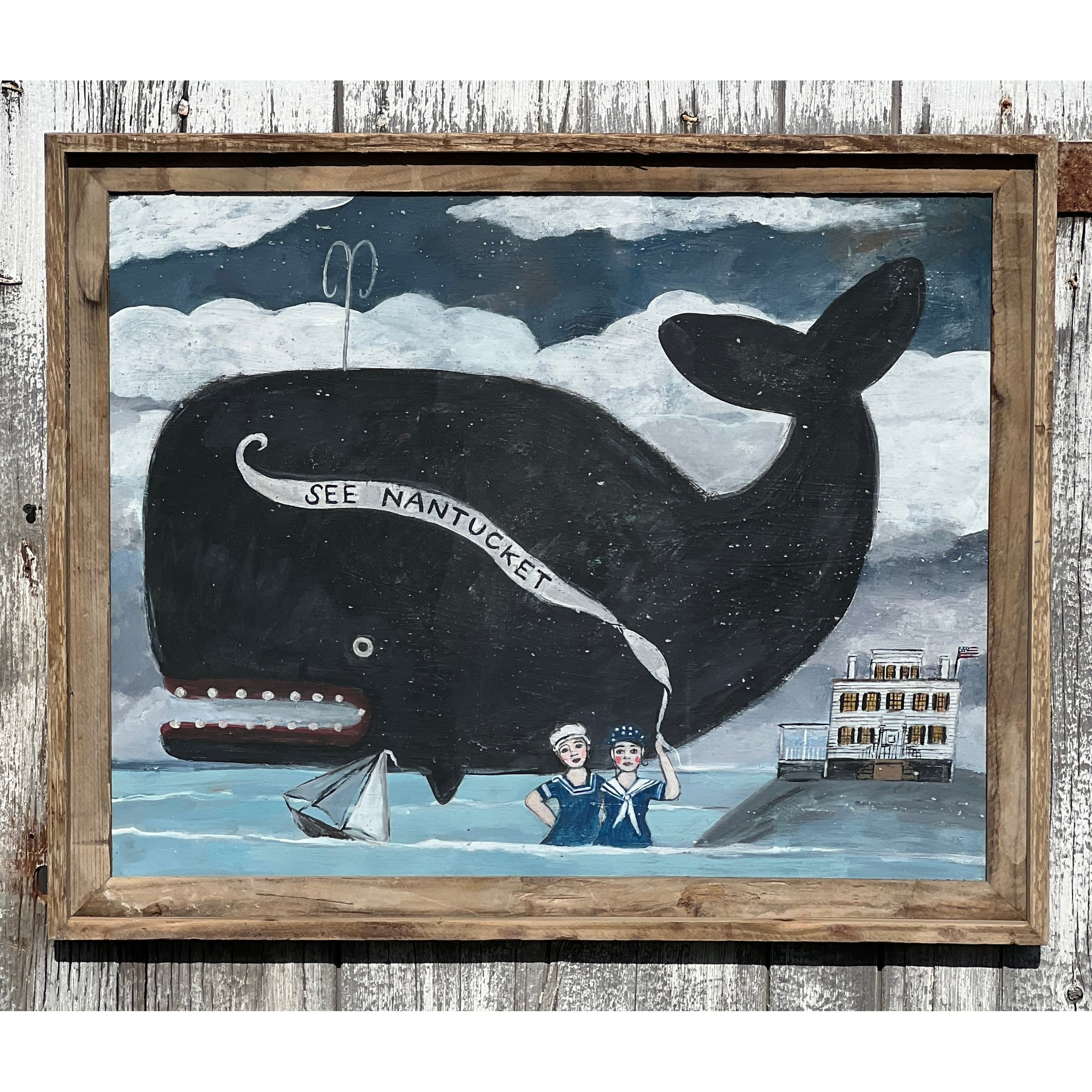 Greetings from Nantucket Island Original Painting