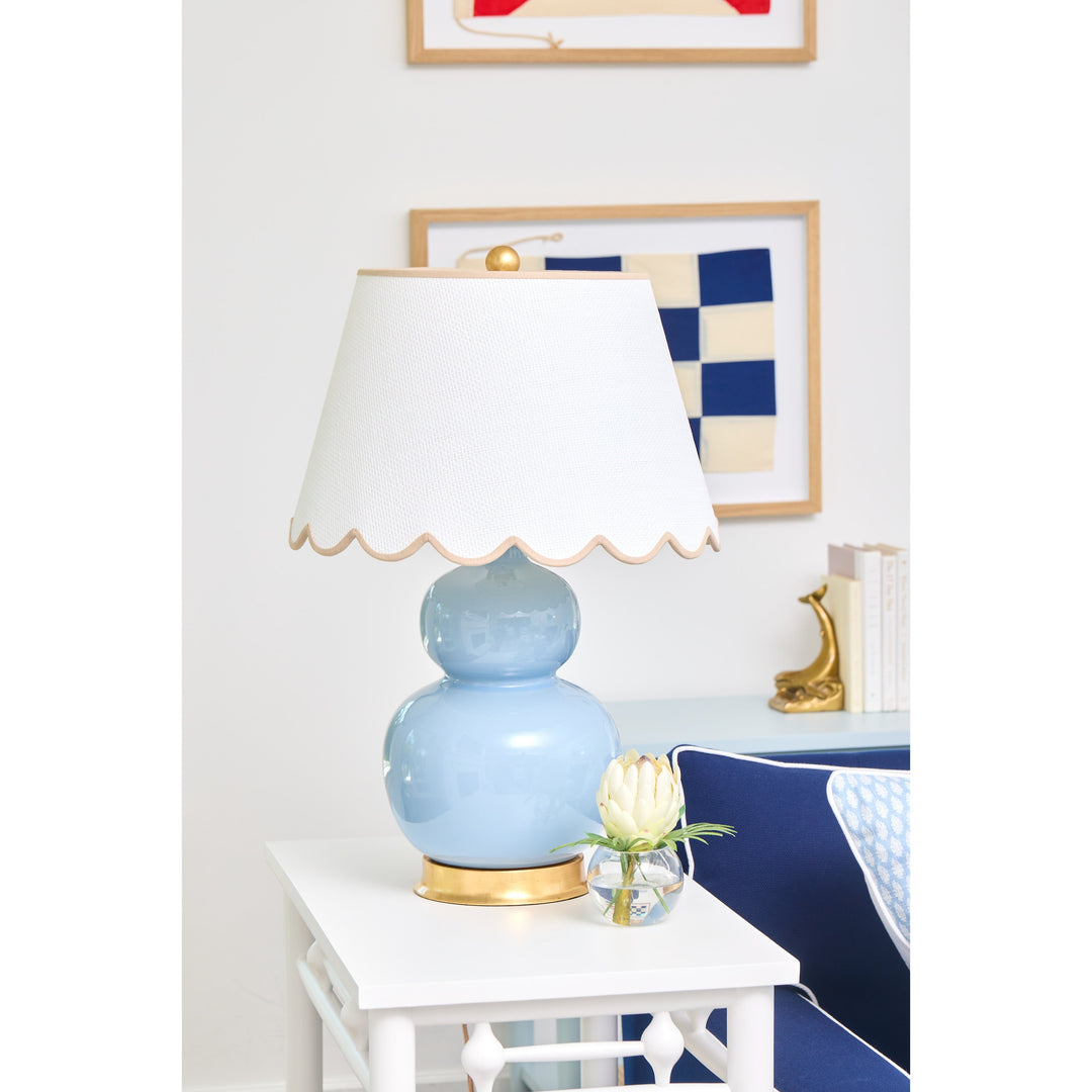 Raffia Scallop Shade - Natural – Cailini Coastal
