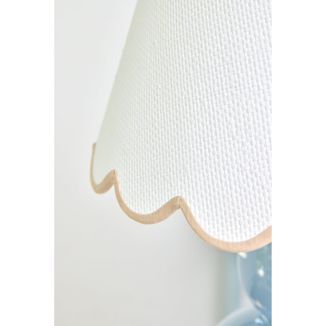 Raffia Scallop Shade - Natural – Cailini Coastal