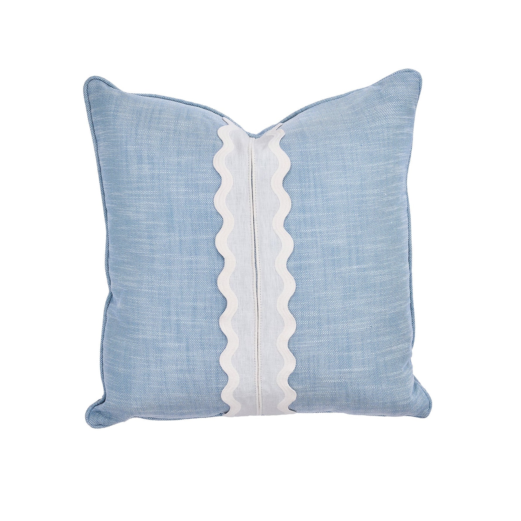 Surf Chambray Pillow with Insert