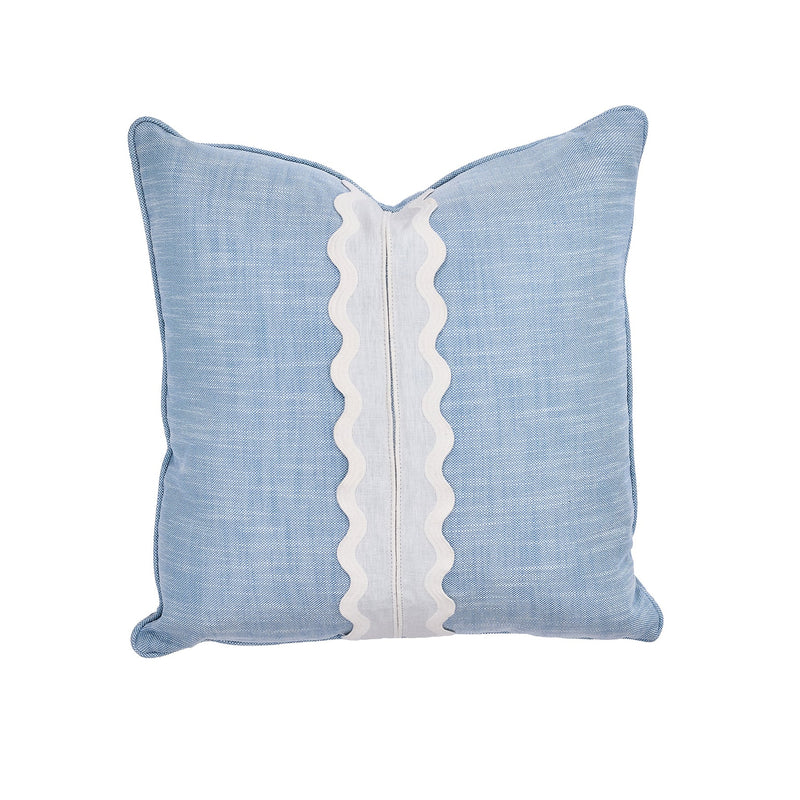 Surf Chambray Pillow with Insert