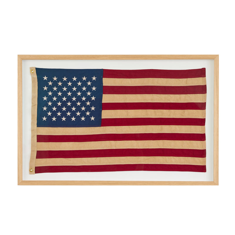 Vintage American Flag Framed Art