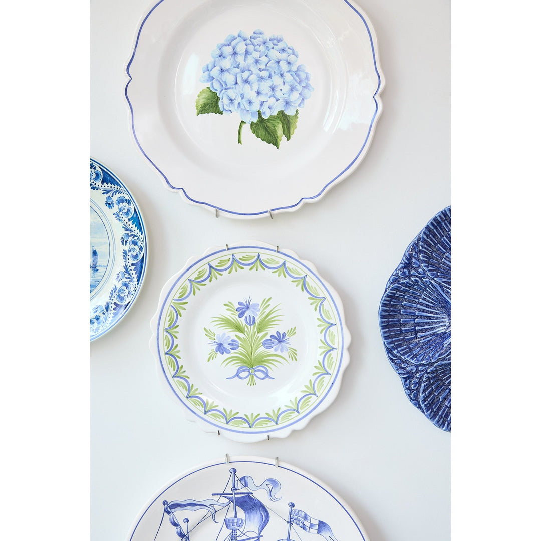 Hortensia Hand Painted Plate – Cailini Coastal