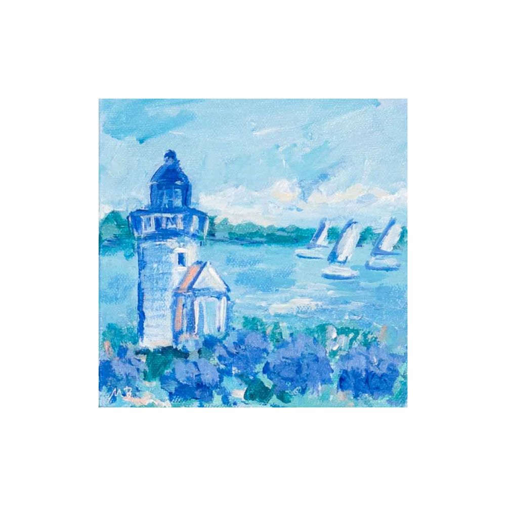 Coastal Beacon Original Painting