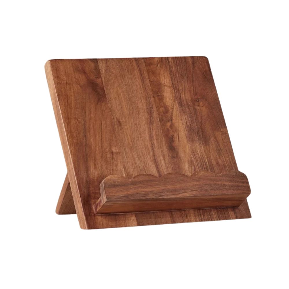 Scalloped Cook Book Holder