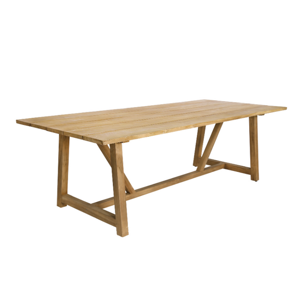 Ojai Outdoor Rectangle Teak Dining Table