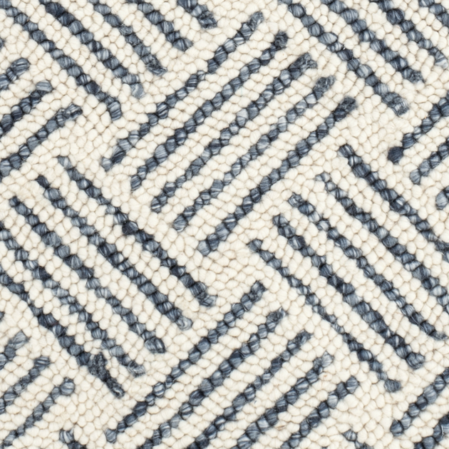 Sailors Knot Hand Hooked Wool Rug - Indigo – Cailini Coastal
