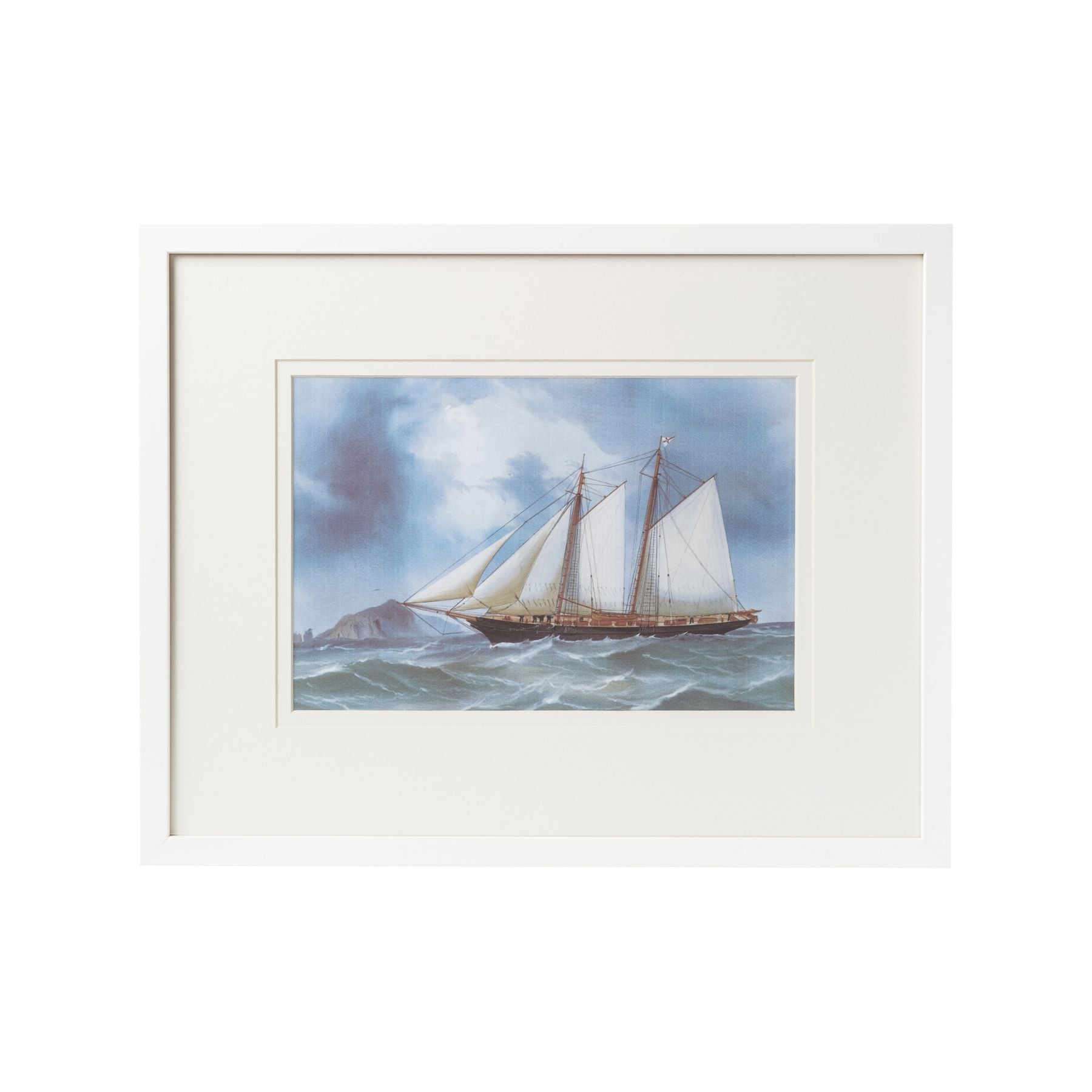 Modern Sailboat Framed Art - I