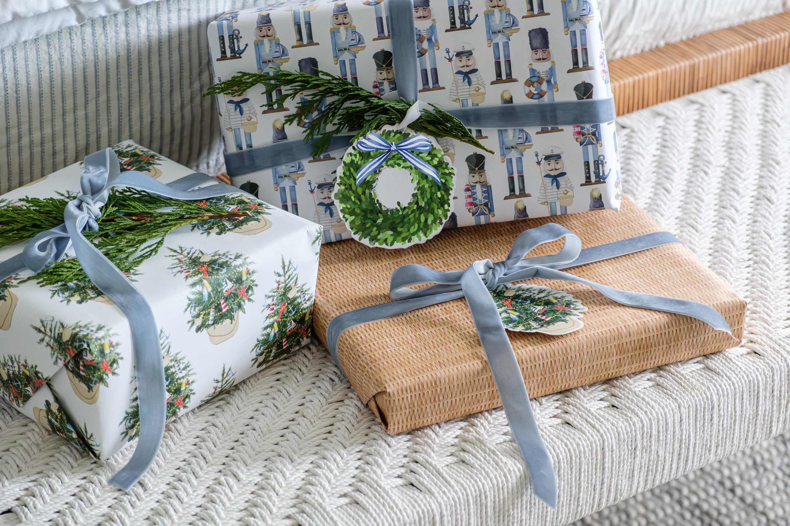 Nantucket Christmas Gift Wrap Bundle