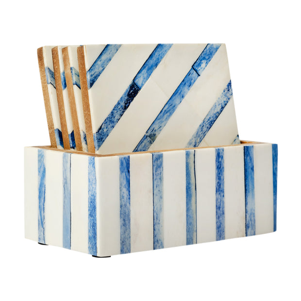 Hatteras Stripe Bone Coasters