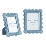 Surfside Scallop Rattan Photo Frame