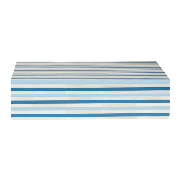 Nantucket Stripe Bone Box