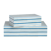 Nantucket Stripe Bone Box