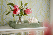 St Tropez Scallop Tray - Green