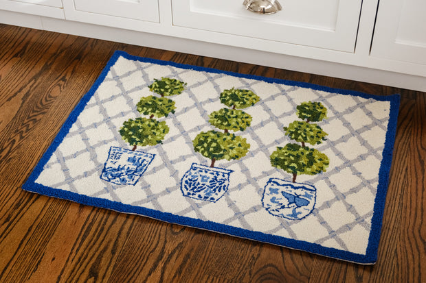 Topiary Trellis Hook Rug