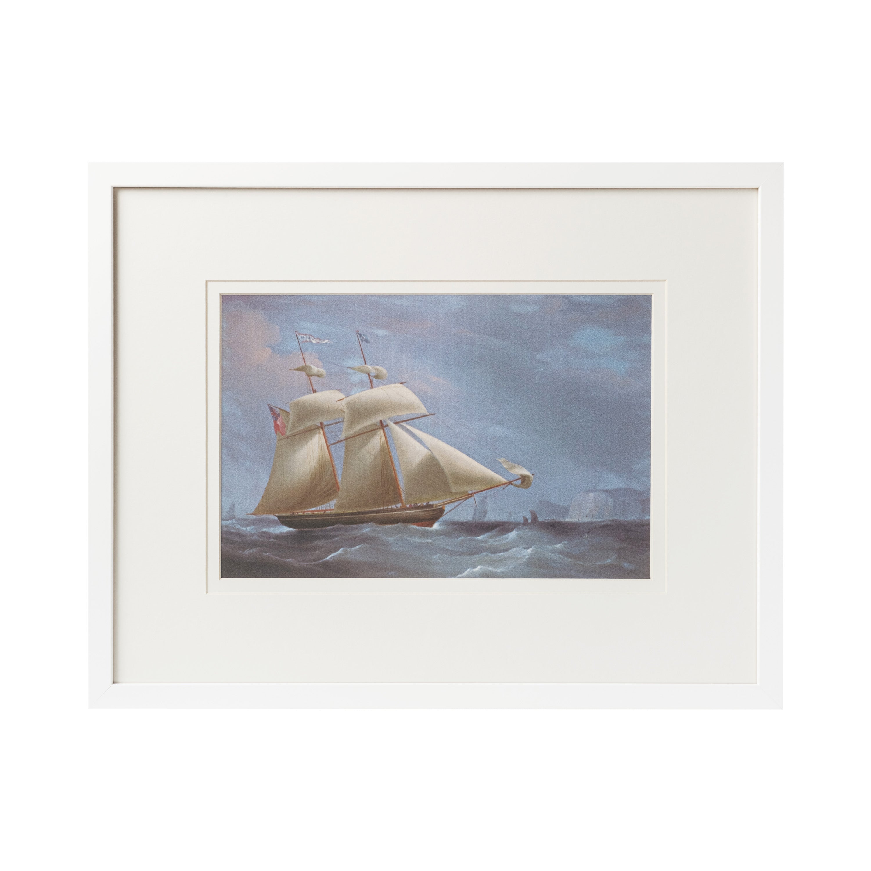Modern Sailboat Framed Art - A