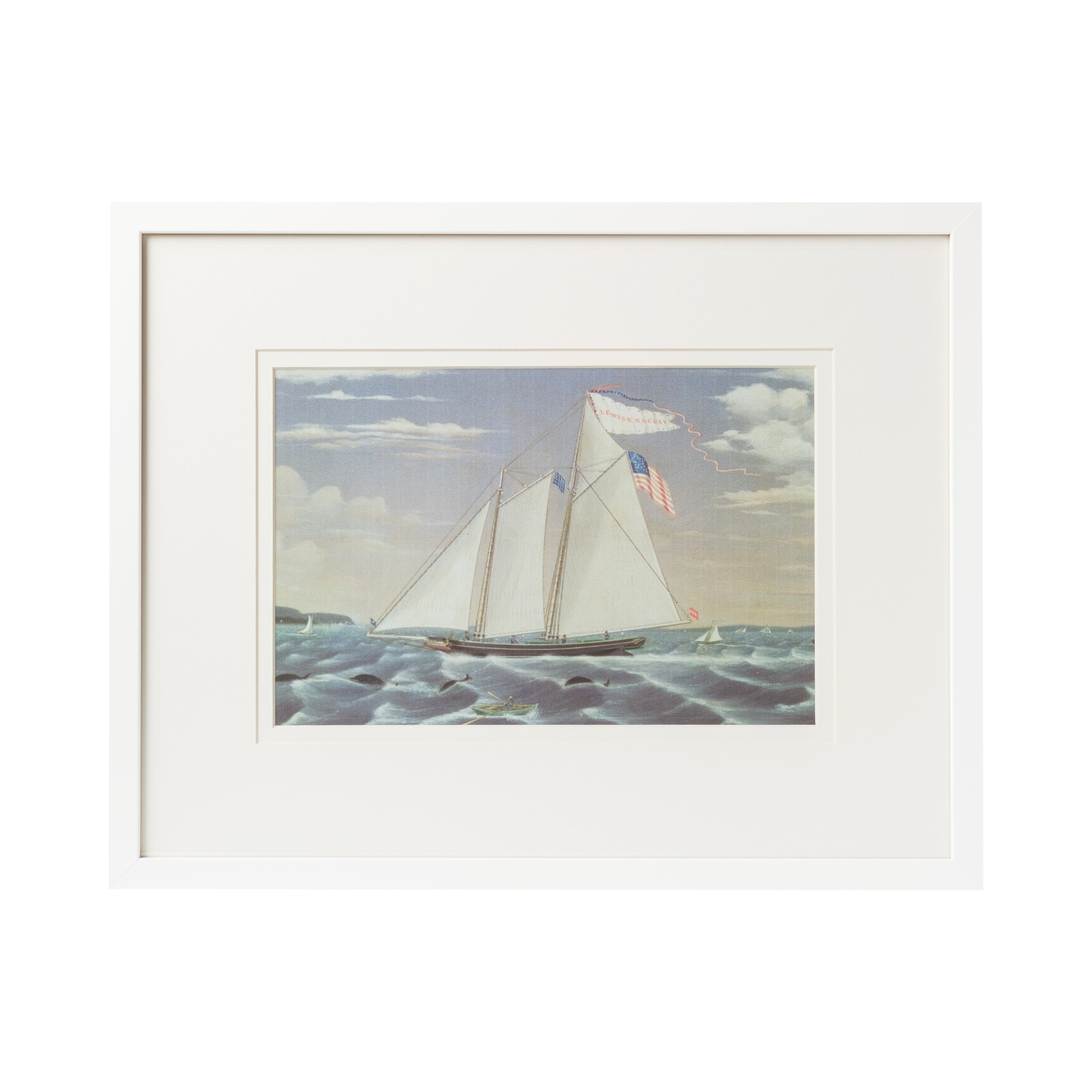 Modern Sailboat Framed Art - G