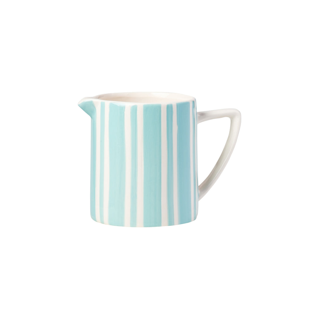 Amalfi Stripe Petite Pitcher by Cailini Coastal