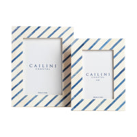 Hatteras Stripe Bone Photo Frame