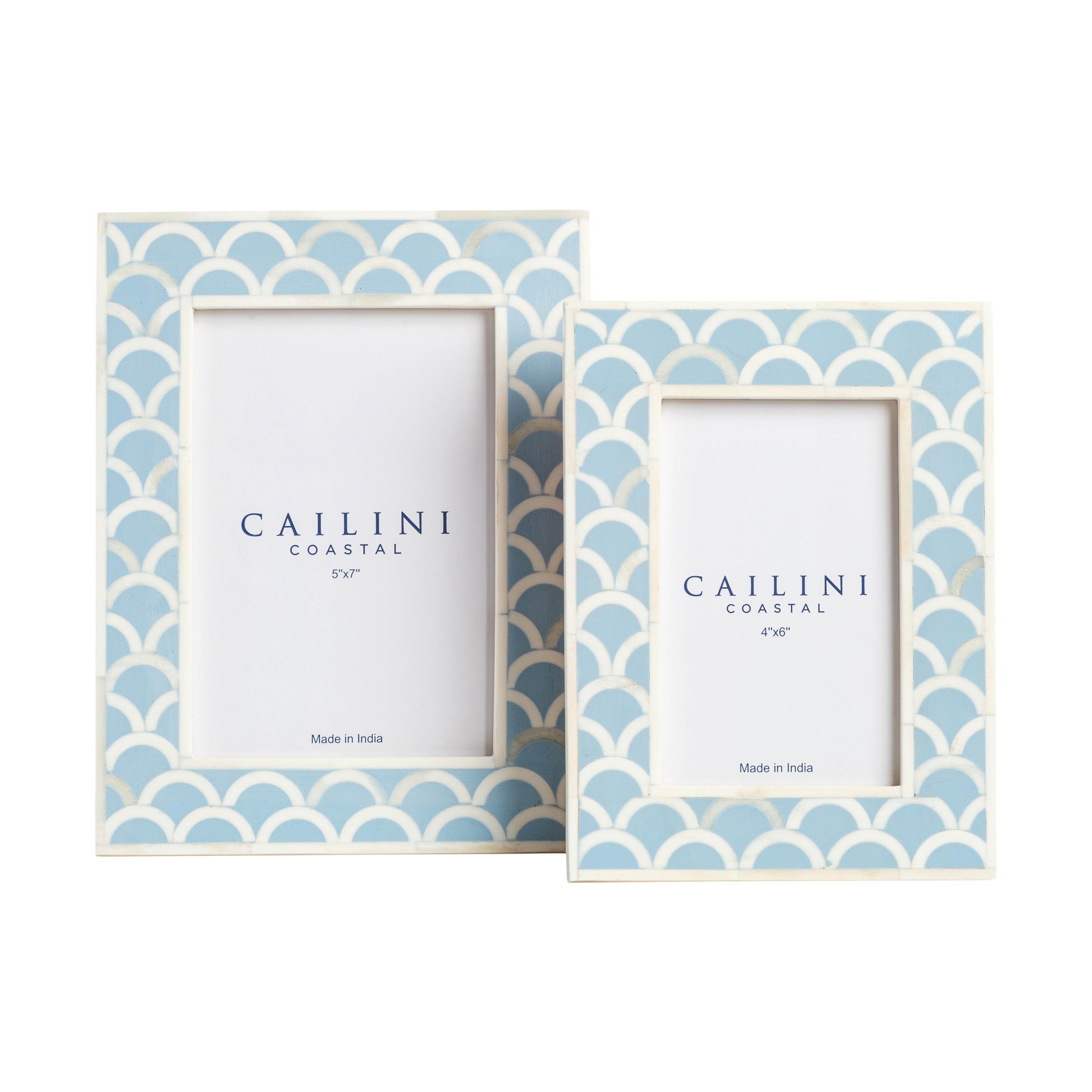 Antibes Scallop Bone Photo Frame