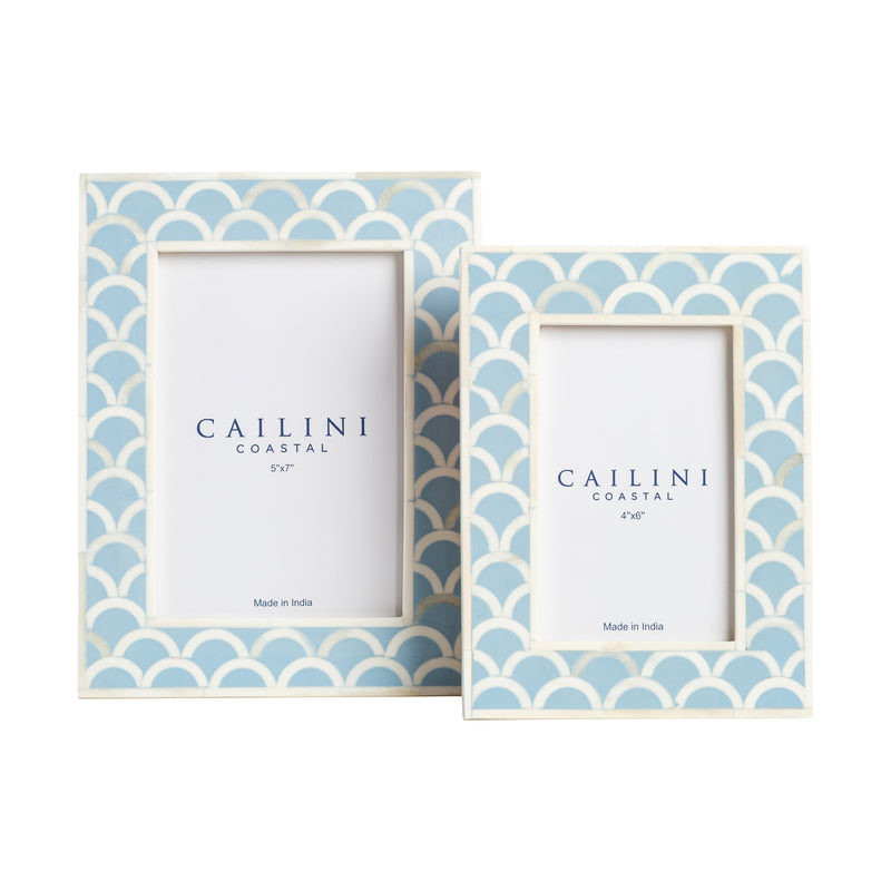 Antibes Scallop Bone Photo Frame
