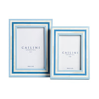 Nantucket Stripe Bone Photo Frame