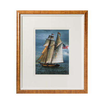 Vintage Sailboat Framed Art