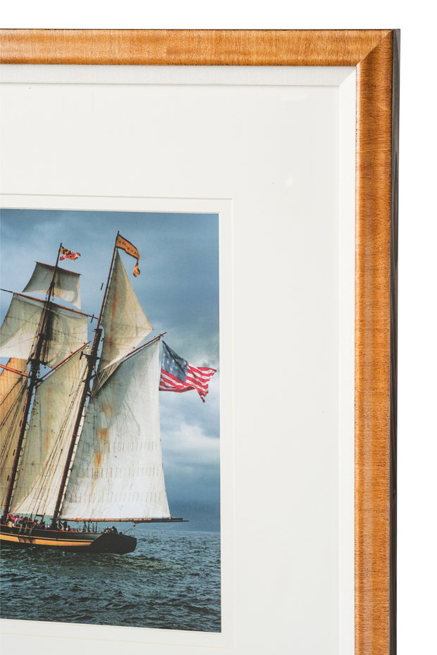 Vintage Sailboat Framed Art