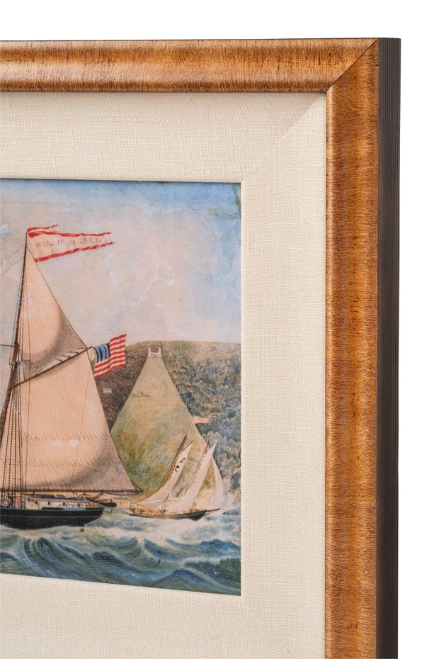 Antique Ship Framed Art