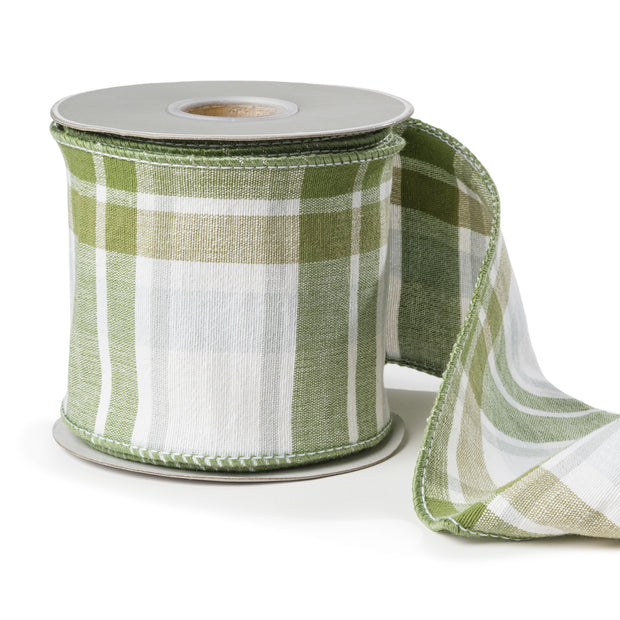 Evergreen Plaid Ribbon