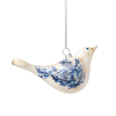 Delft Sparrow Ornament