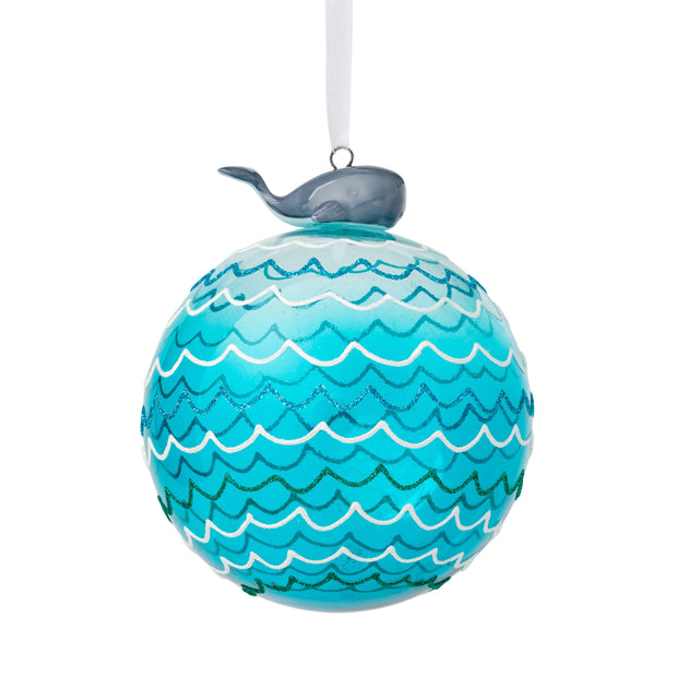 Winter Whale Ornament