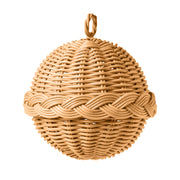 Braided Rattan Ornament - Natural