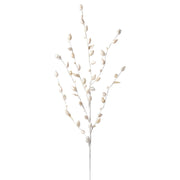 Ivory Pussy Willow Tree Stem - Set of 6