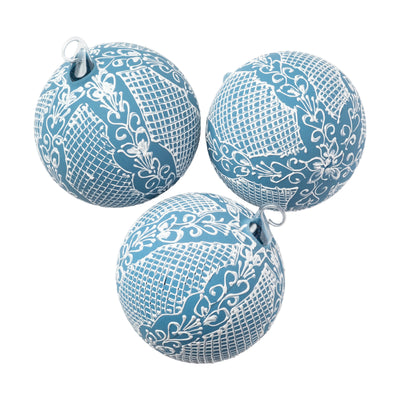 Grandmillenial Glass Ornament - Set of 3