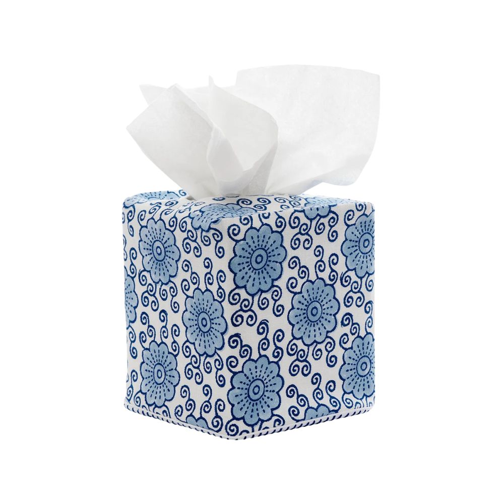 Damini Indigo Tissue Cover Holder by John Robshaw
