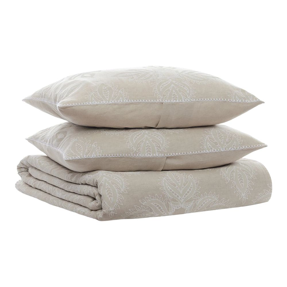 Dasati Sand Duvet Set by John Robshaw